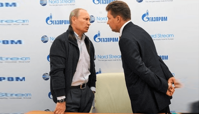 путин и миллер